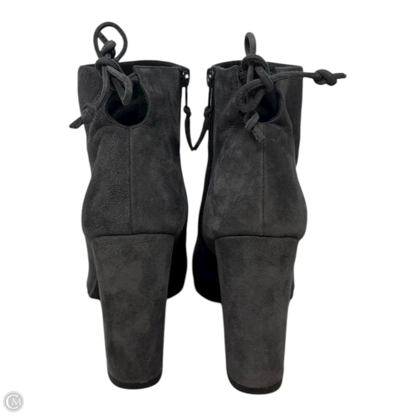 Grandiose Ankle Boots Designer By Stuart Weitzman In Grey, Size: 8