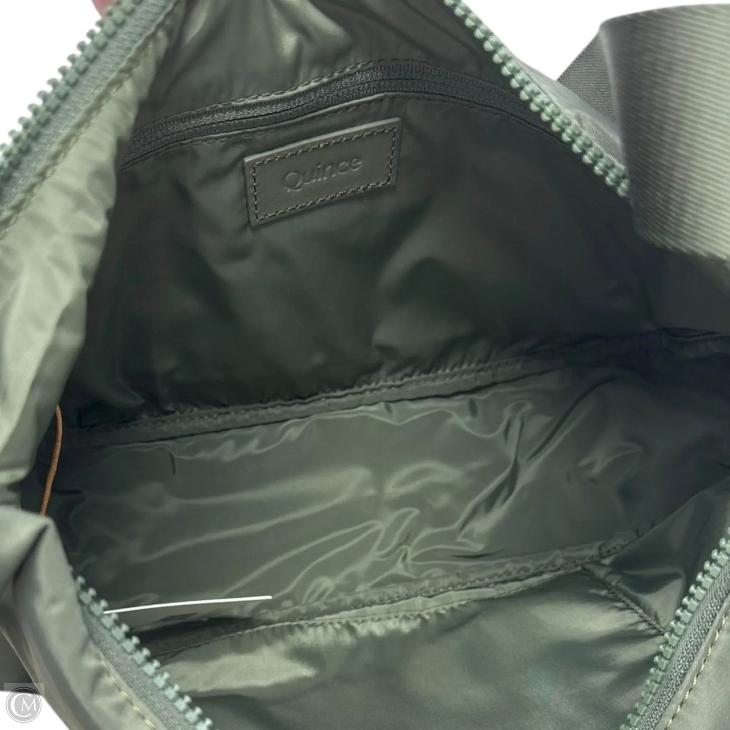 Revive Nylon Crescent Shoulder Bag By Quince, Size: Medium