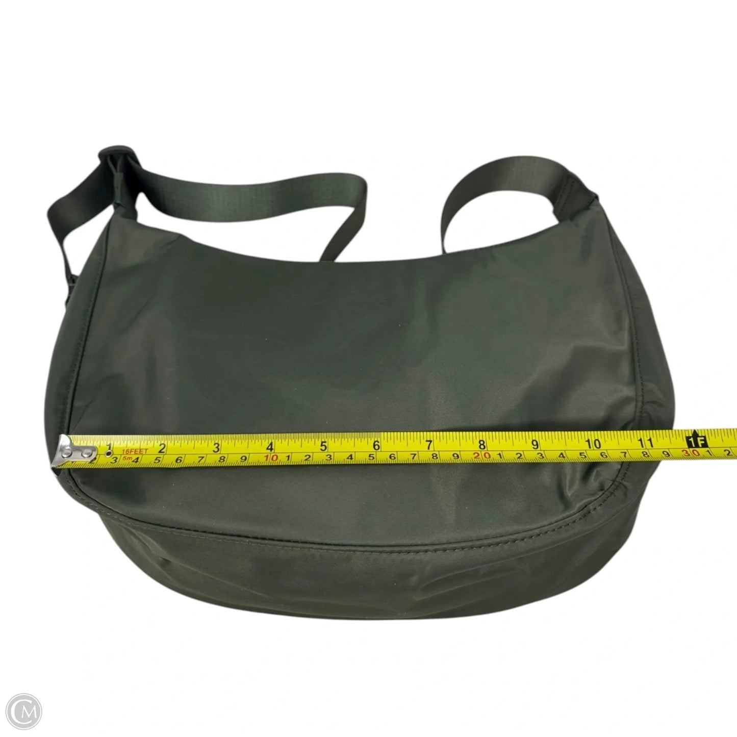 Revive Nylon Crescent Shoulder Bag By Quince, Size: Medium