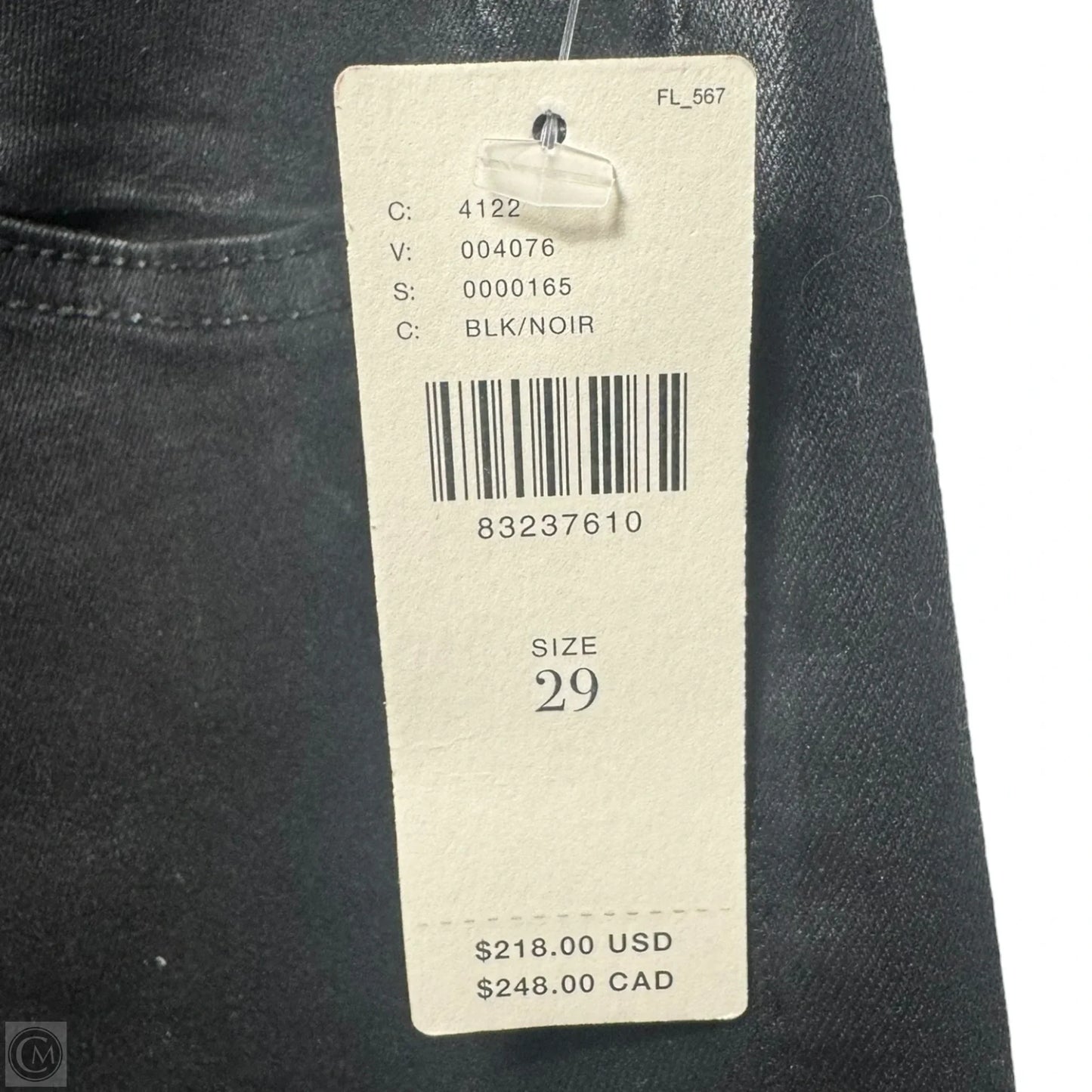 The Callie High Rise Cropped Boot Jeans By Joes Jeans In Black Denim, Size: 8/29