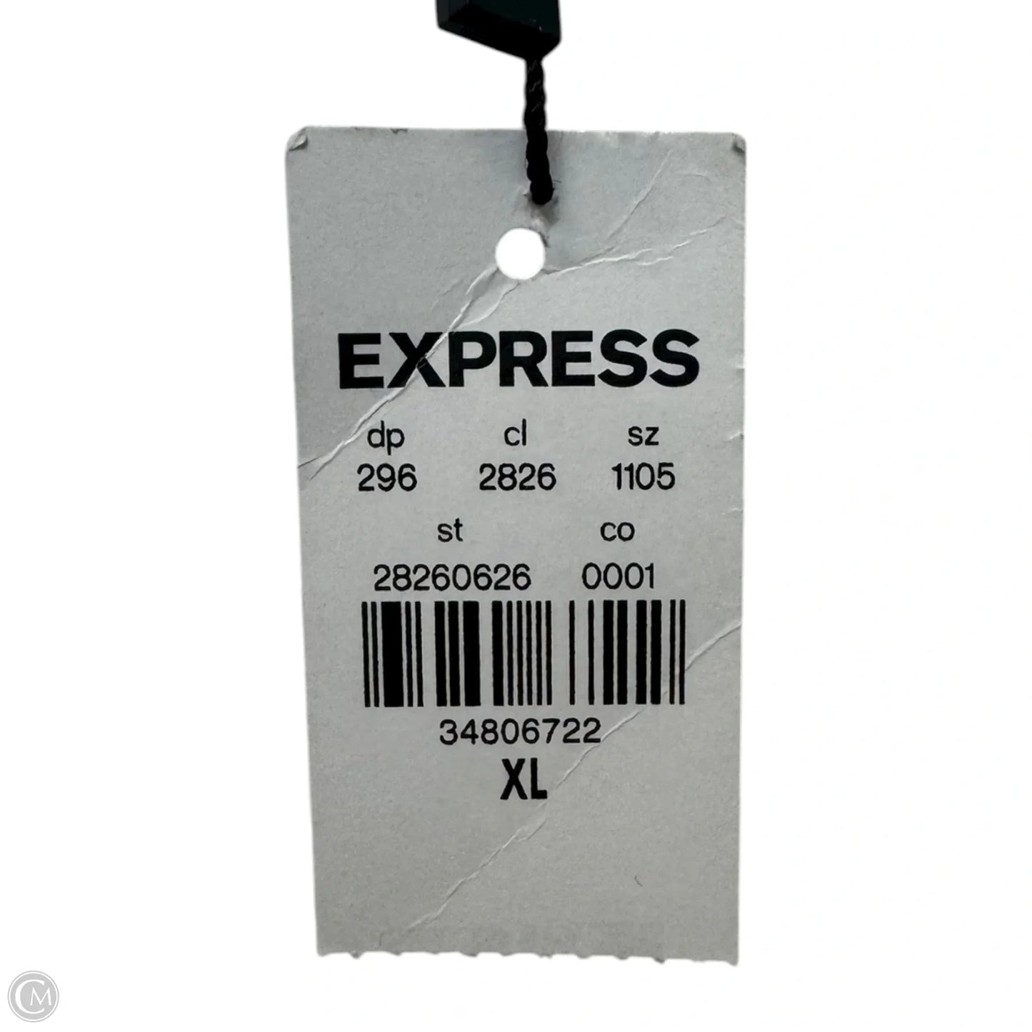 Top Sleeveless By Express In White, Size: Xl