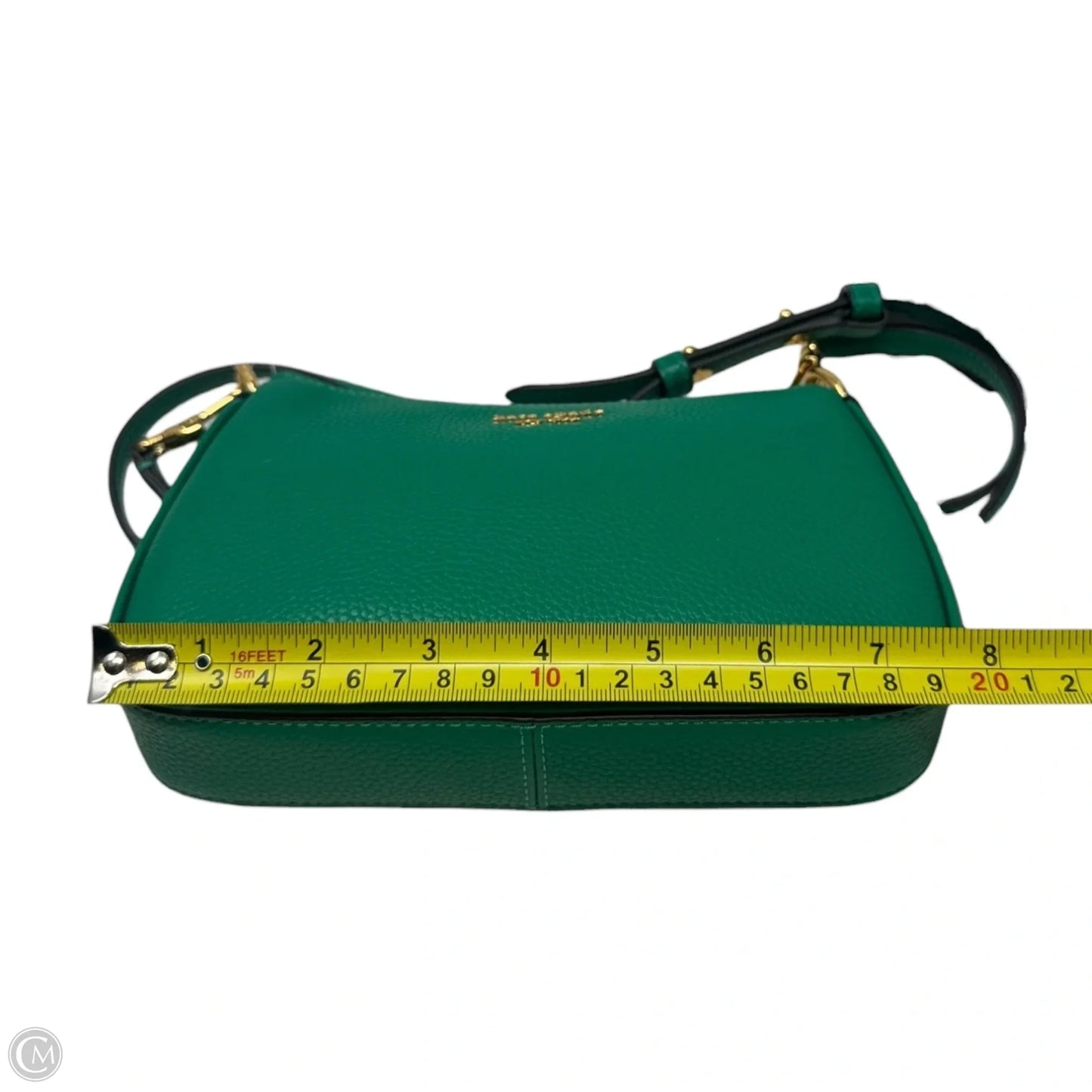 Jolie Pebble Leather Convertible Crossbody In Wintergreen Designer By Kate Spade, Size: Small