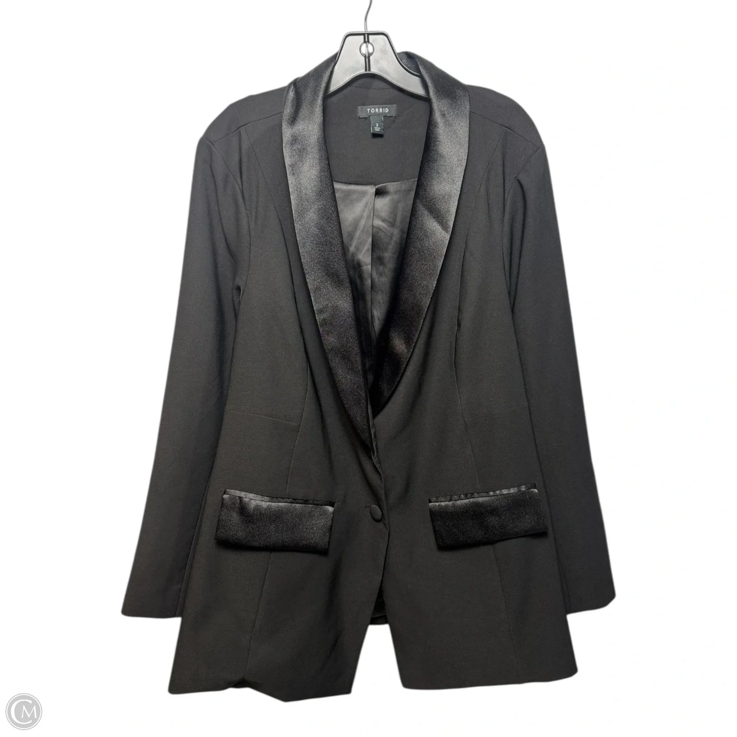 Blazer By Torrid In Black, Size: 2x
