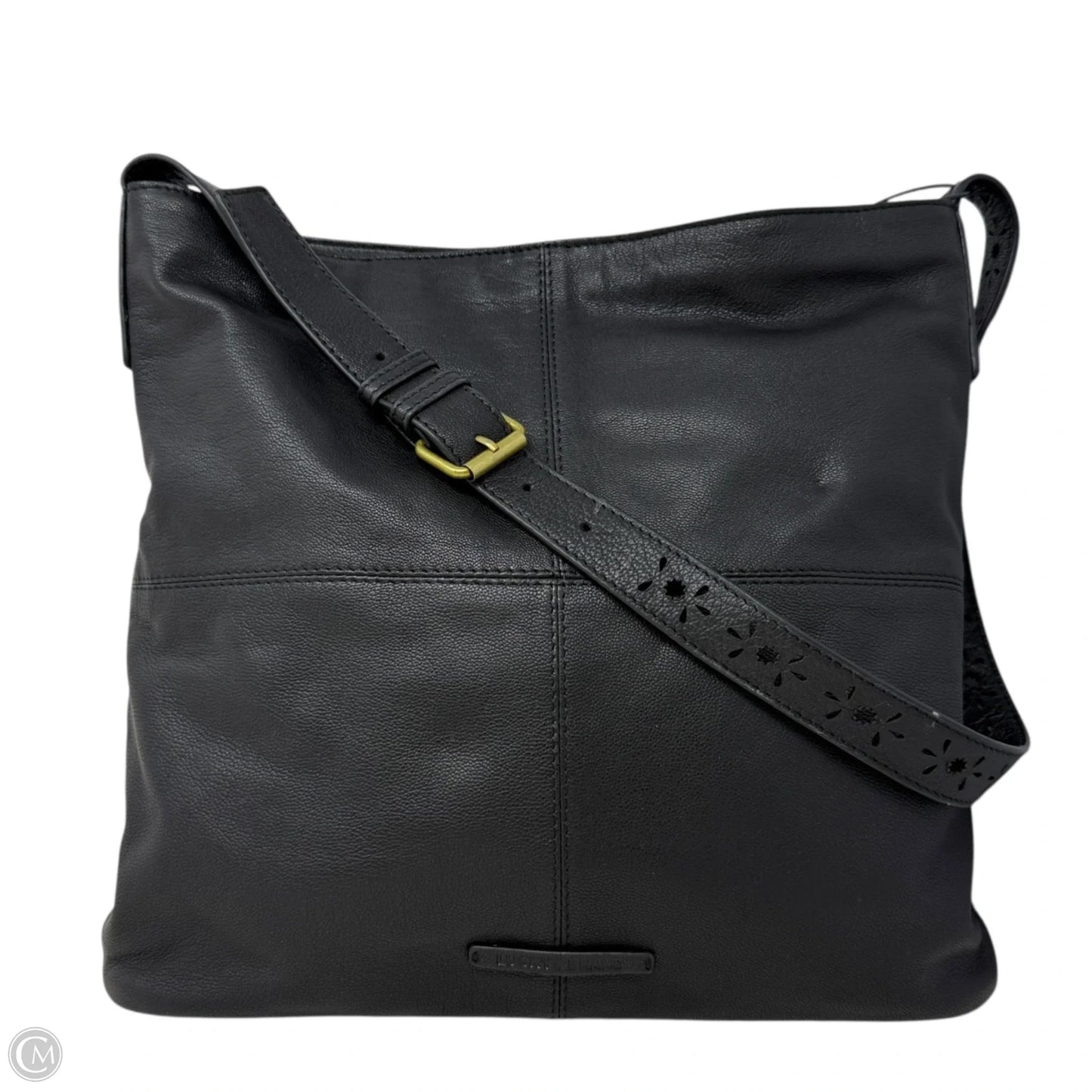 Kora Leather Shoulder Bag By Lucky Brand, Size: Medium