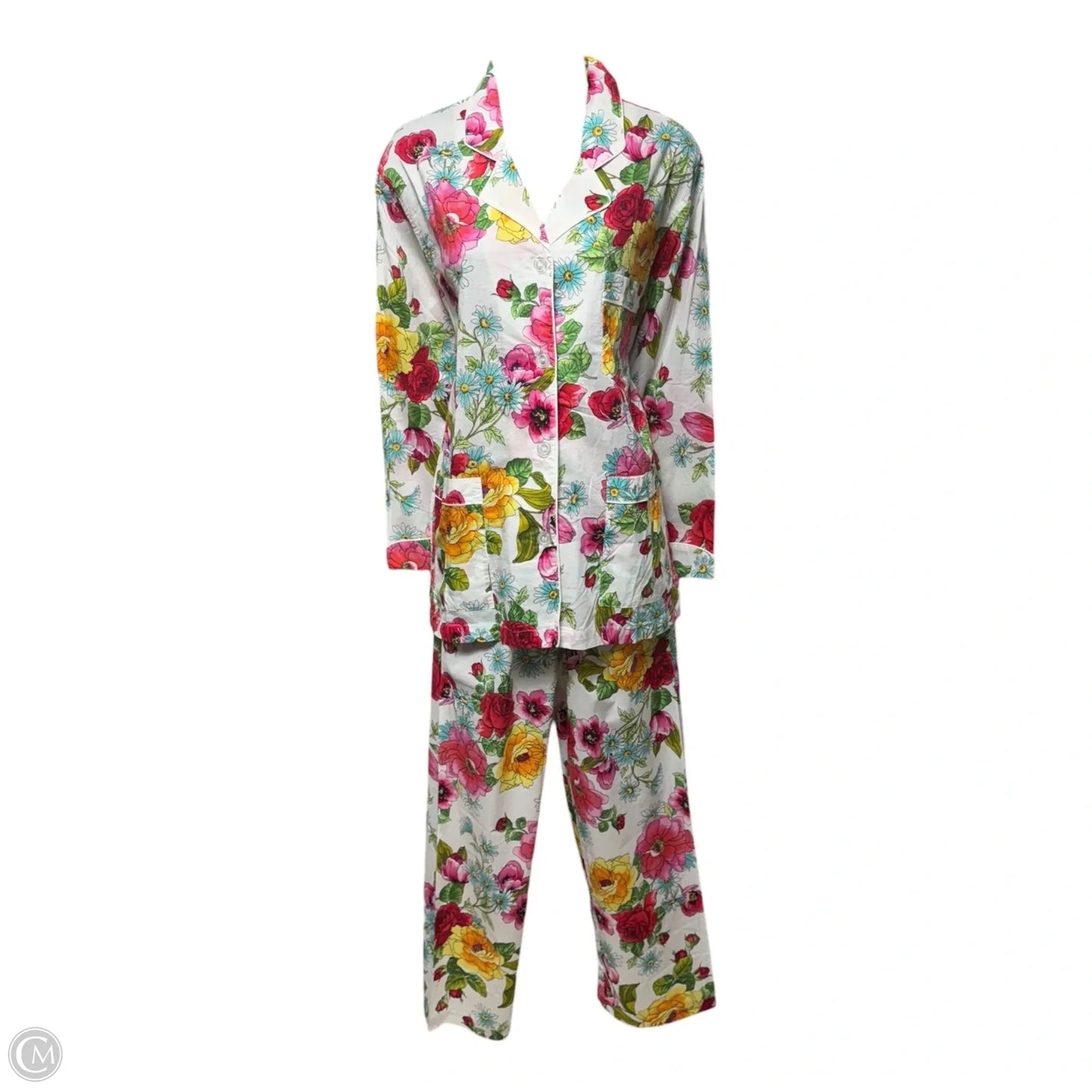 Pajamas 2pc By Victorias Secret In Floral Print, Size: Xs