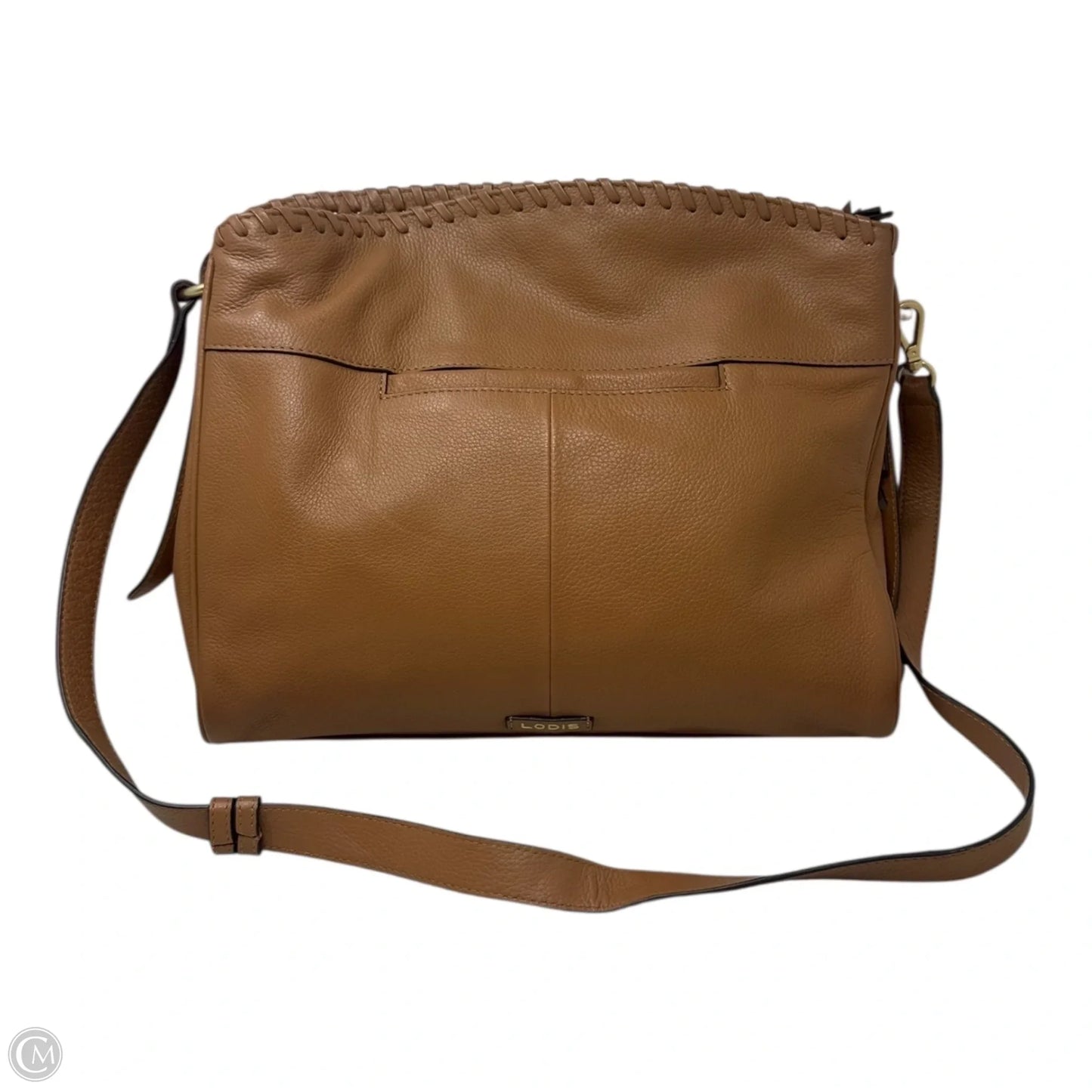 Evelyn Handbag Leather By Lodis, Size: Medium