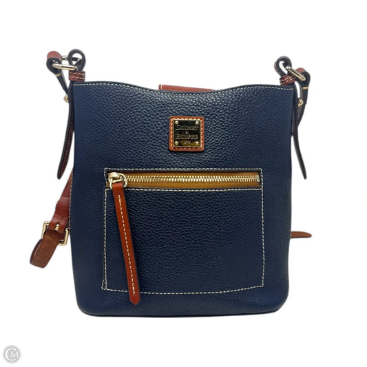 Pebbled Leather Crossbody Designer By Dooney And Bourke, Size: Medium