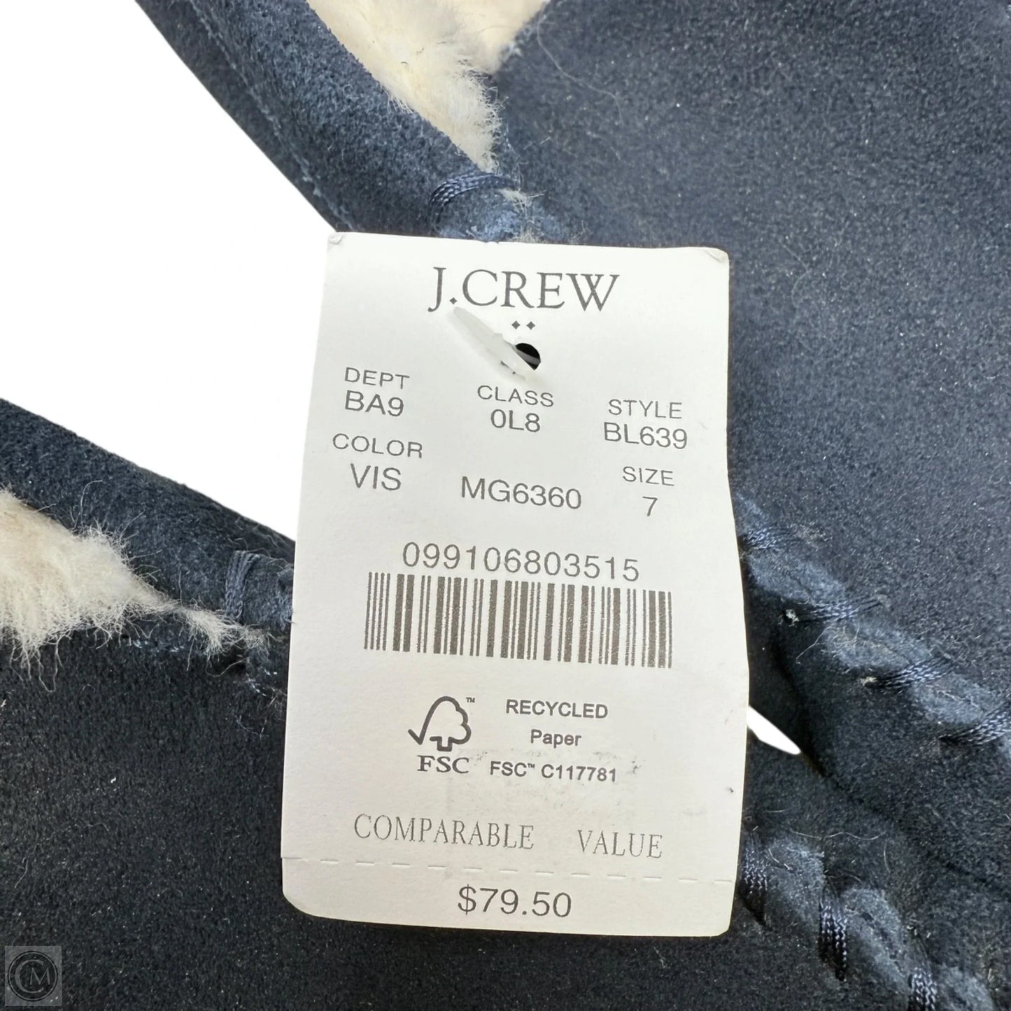 Slippers By J. Crew In Navy, Size: 7