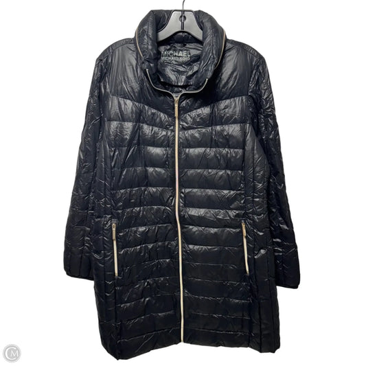 Packable Down Fill Coat Puffer By Michael By Michael Kors In Black, Size: L