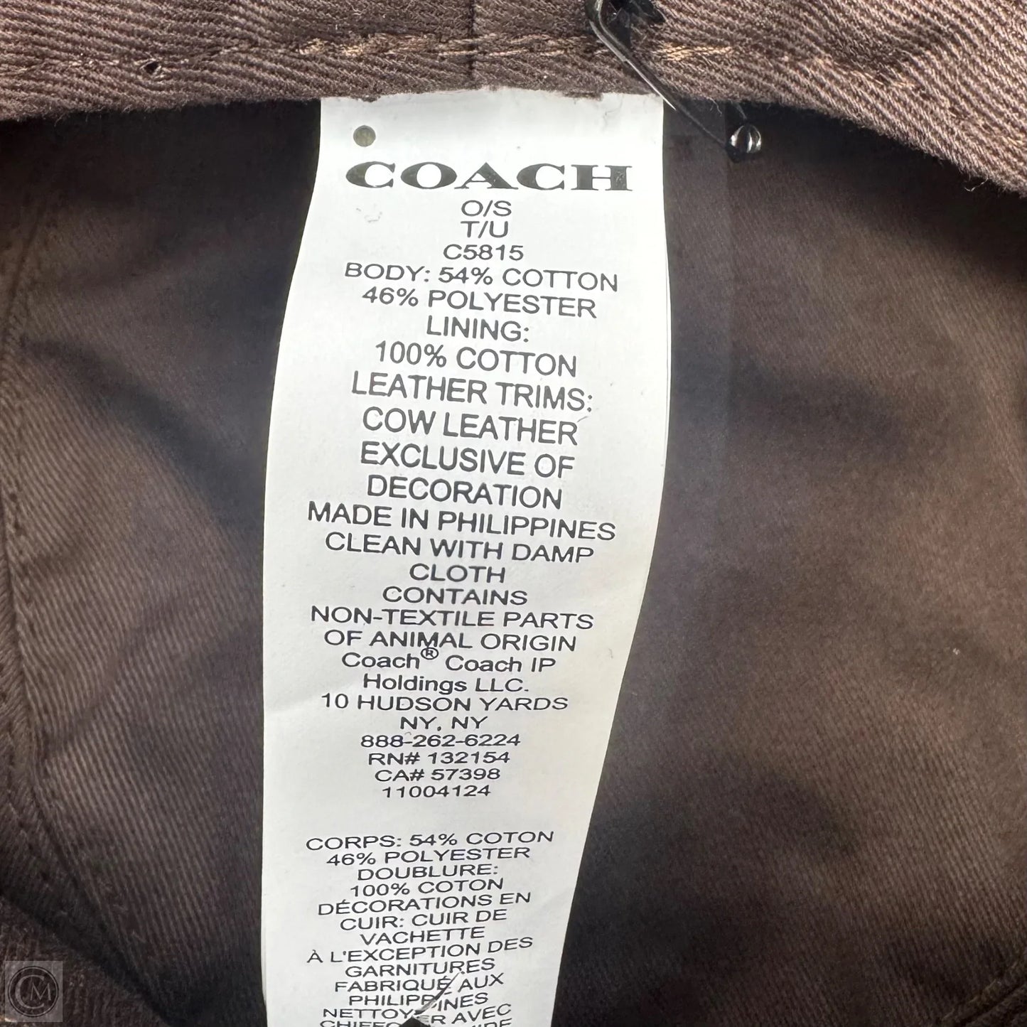 Signature Jacquard Bucket Hat Designer By Coach