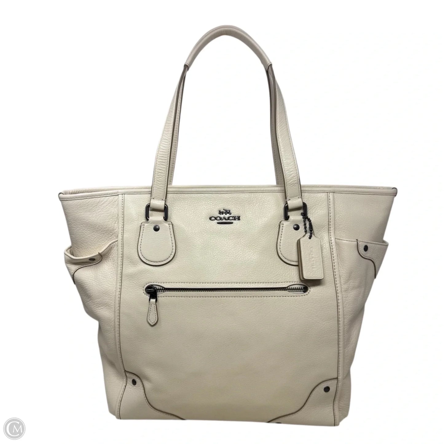 Mickie Tote Designer By Coach, Size: Medium