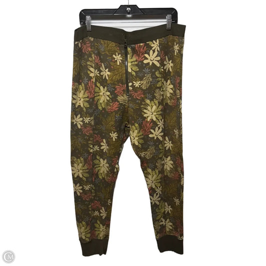 Samia Printed Joggers By Saturday Sunday X Anthropologie In Floral Print, Size: L