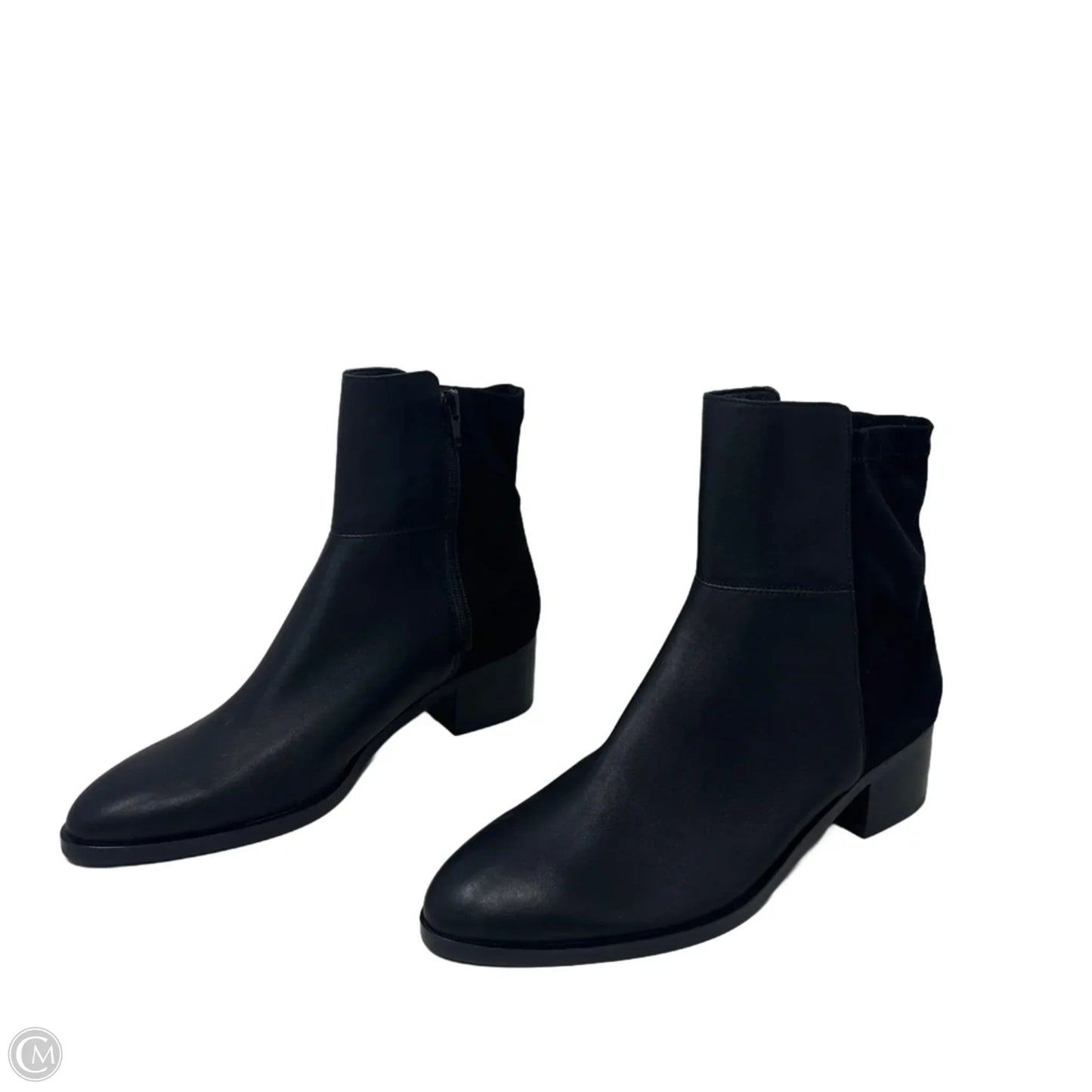 Boots Ankle Flats By Anthropologie In Black, Size: 8.5