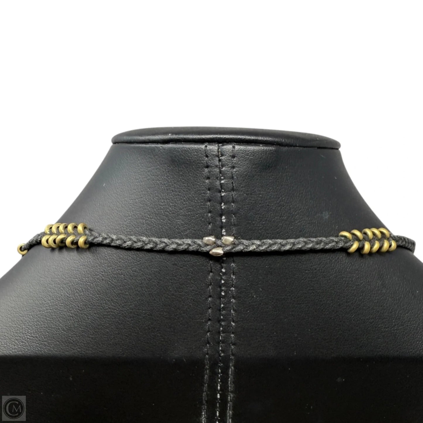 Braided Leather Lariat & Y-drop Necklace