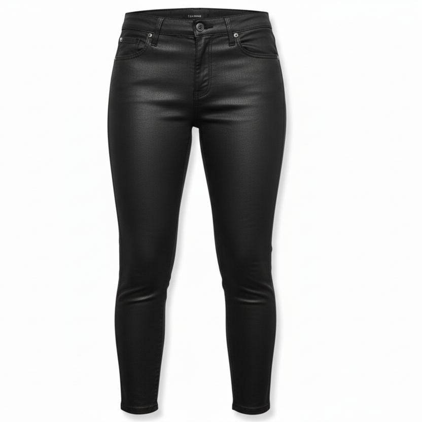 Coated Jeans Skinny By Madewell In Black, Size: 6