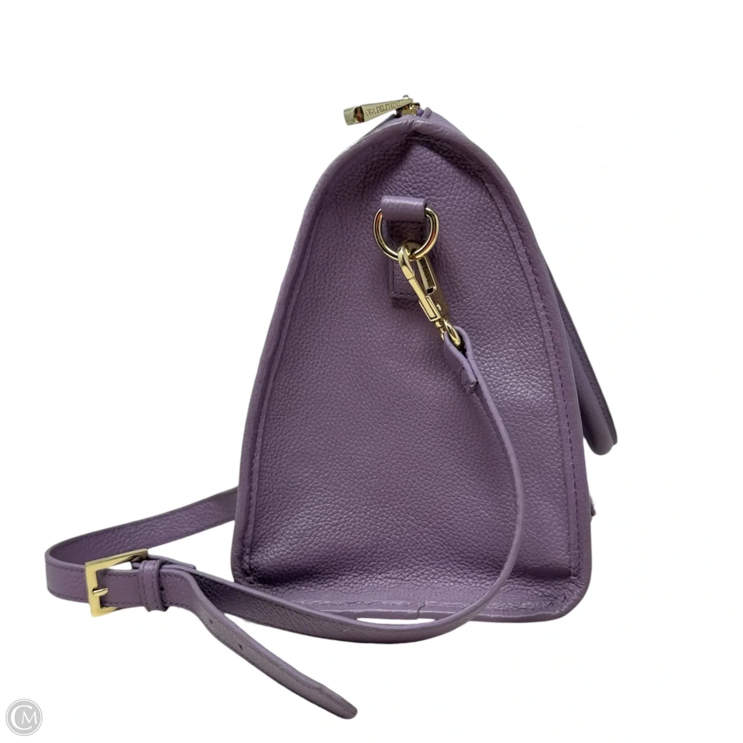 Kelly Leather Convertible Satchel By Ora Delphine, Size: Medium