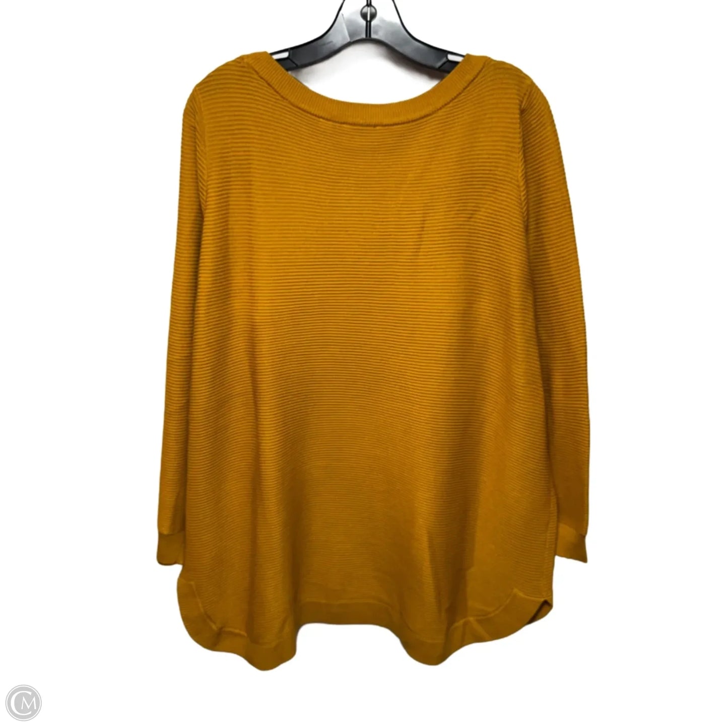 Sweater By Cyrus In Gold, Size: 1x