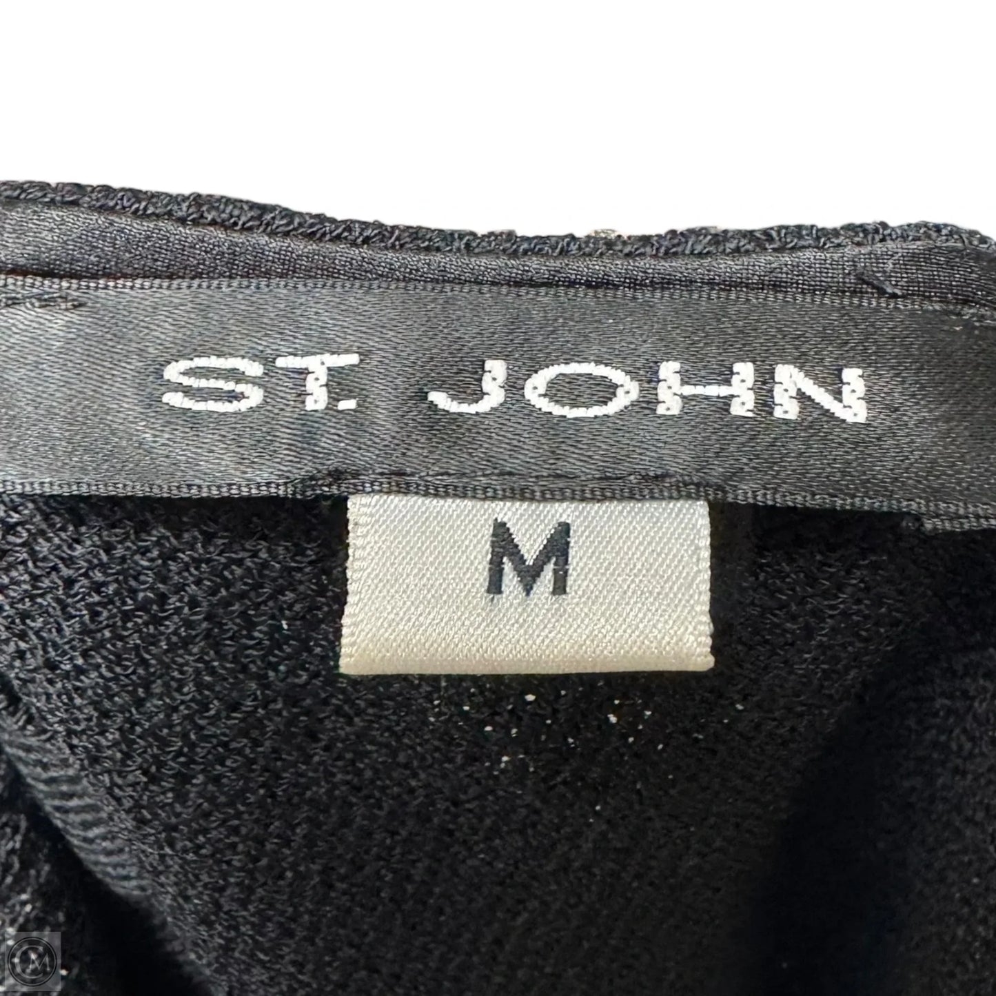 Paillette Button Back Top Sleeveless Luxury Designer By St John Collection In Copper, Size: M