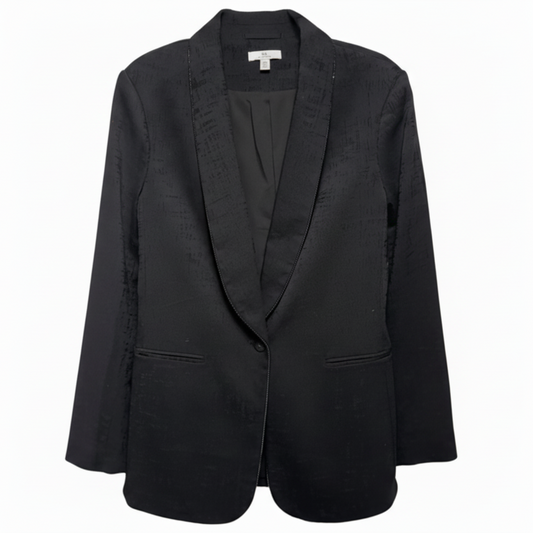 Blazer Designer By Halston In Black, Size: S