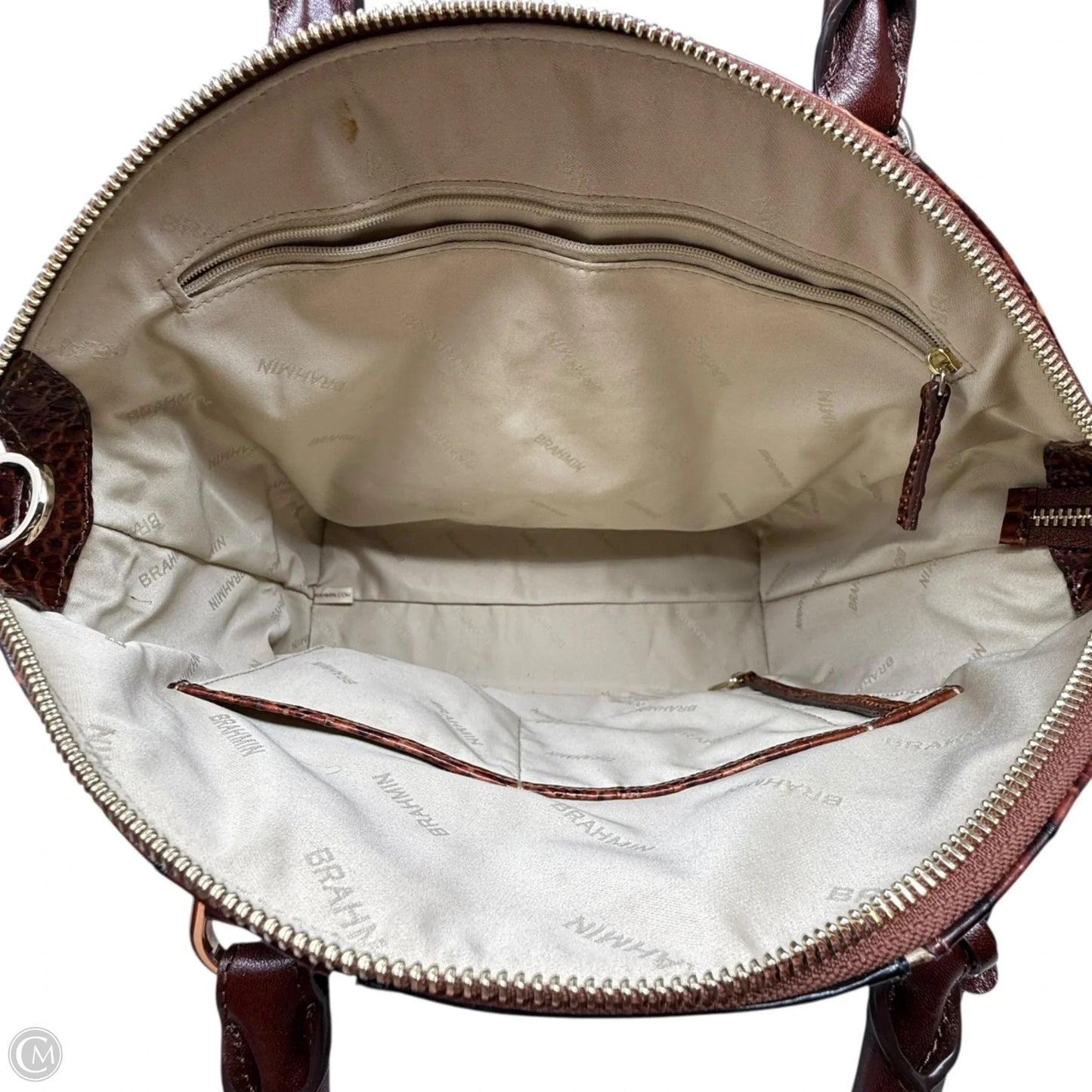 Duxbury Satchel Designer By Brahmin, Size: Large