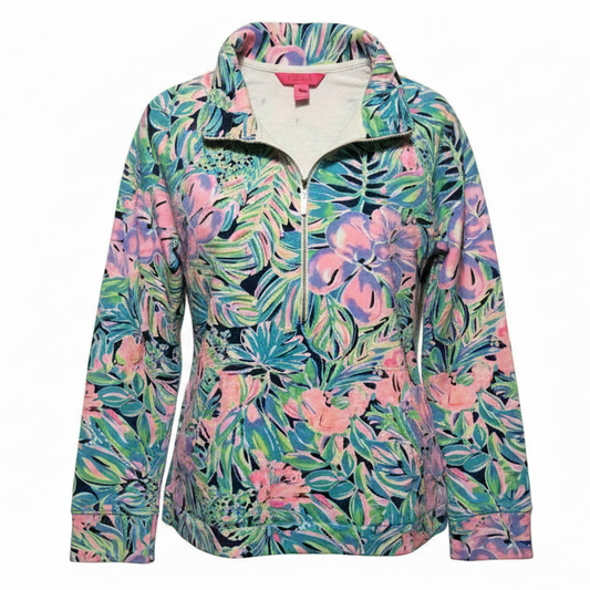 Skipper Popover Designer By Lilly Pulitzer In Tropical Print, Size: M