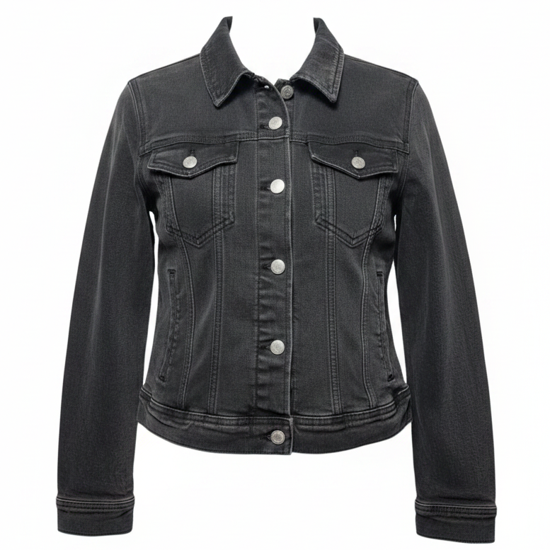 Jacket Denim By J. Crew Mercantile In Black Denim, Size: S