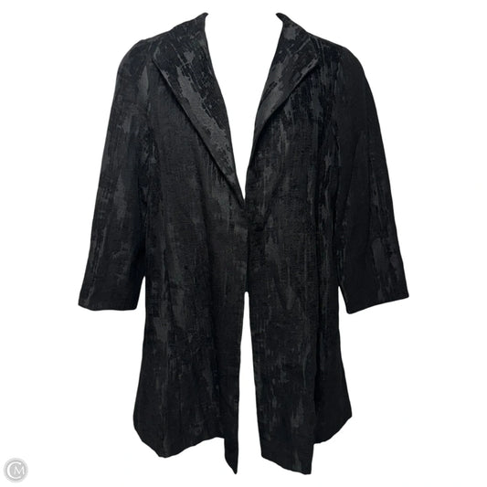 Coat By Eileen Fisher In Black, Size: M