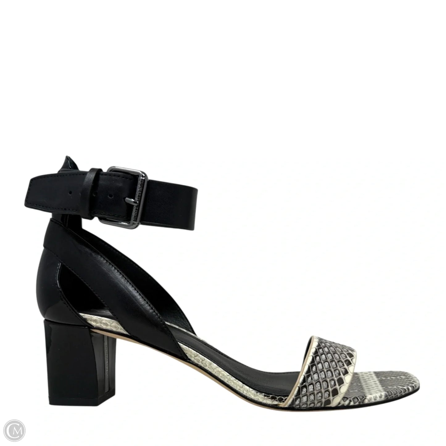 Lyla Snake-Print Sandals By Donald Pliner In Snakeskin Print, Size: 8.5
