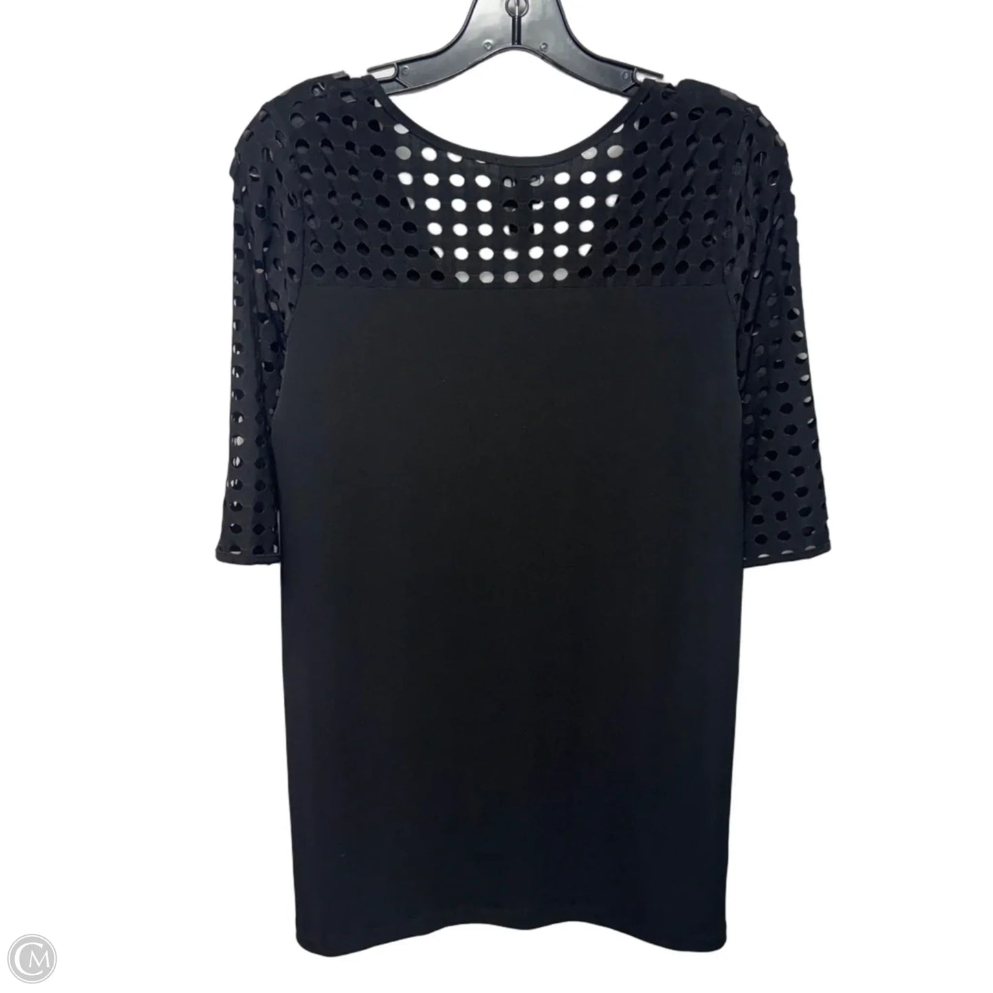 Top Short Sleeve By Clara Sun Woo In Black, Size: S