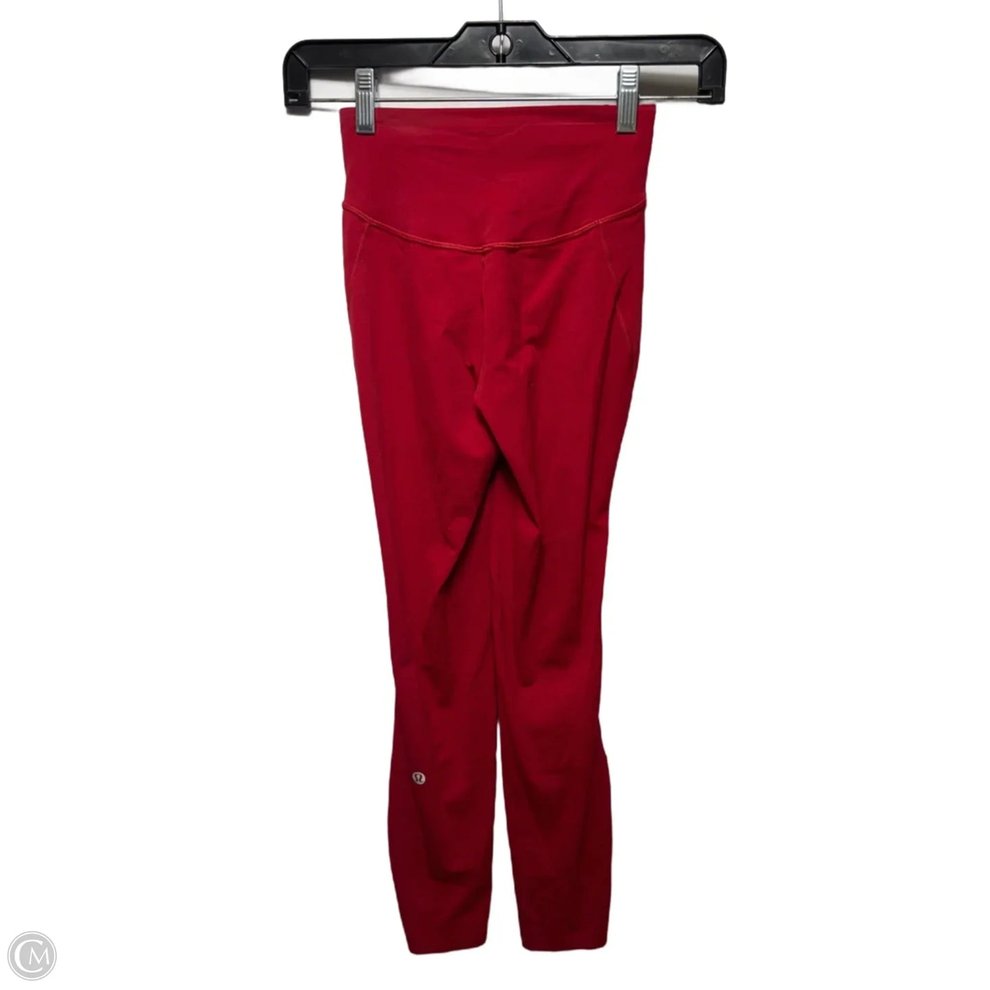Athletic Leggings By Lululemon In Red, Size: 0
