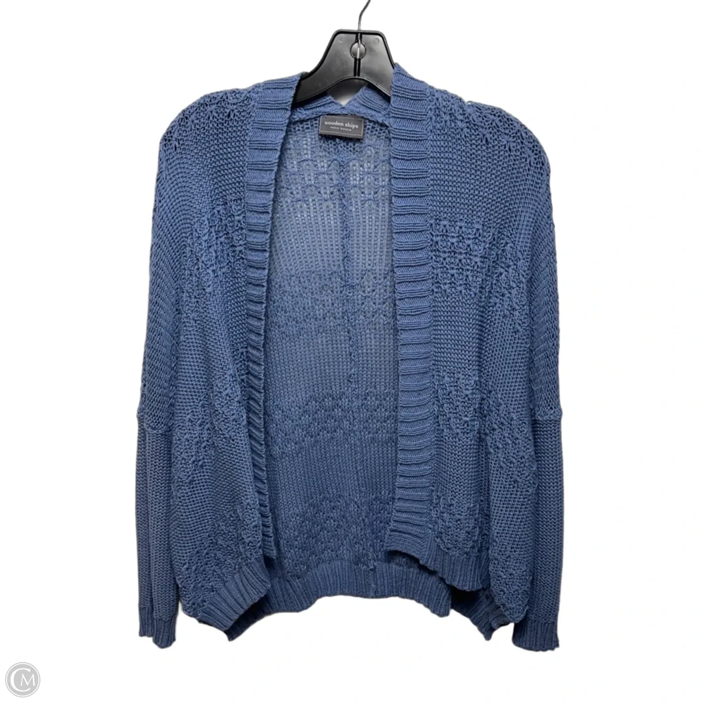 Sweater Cardigan By Wooden Ships In Blue, Size: XS