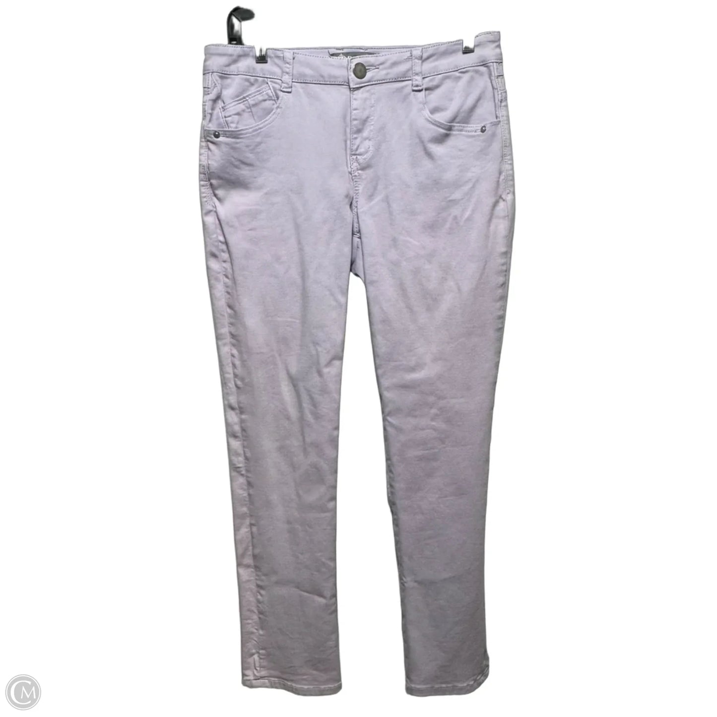 Jeans Straight By Democracy In Purple Denim, Size: 4