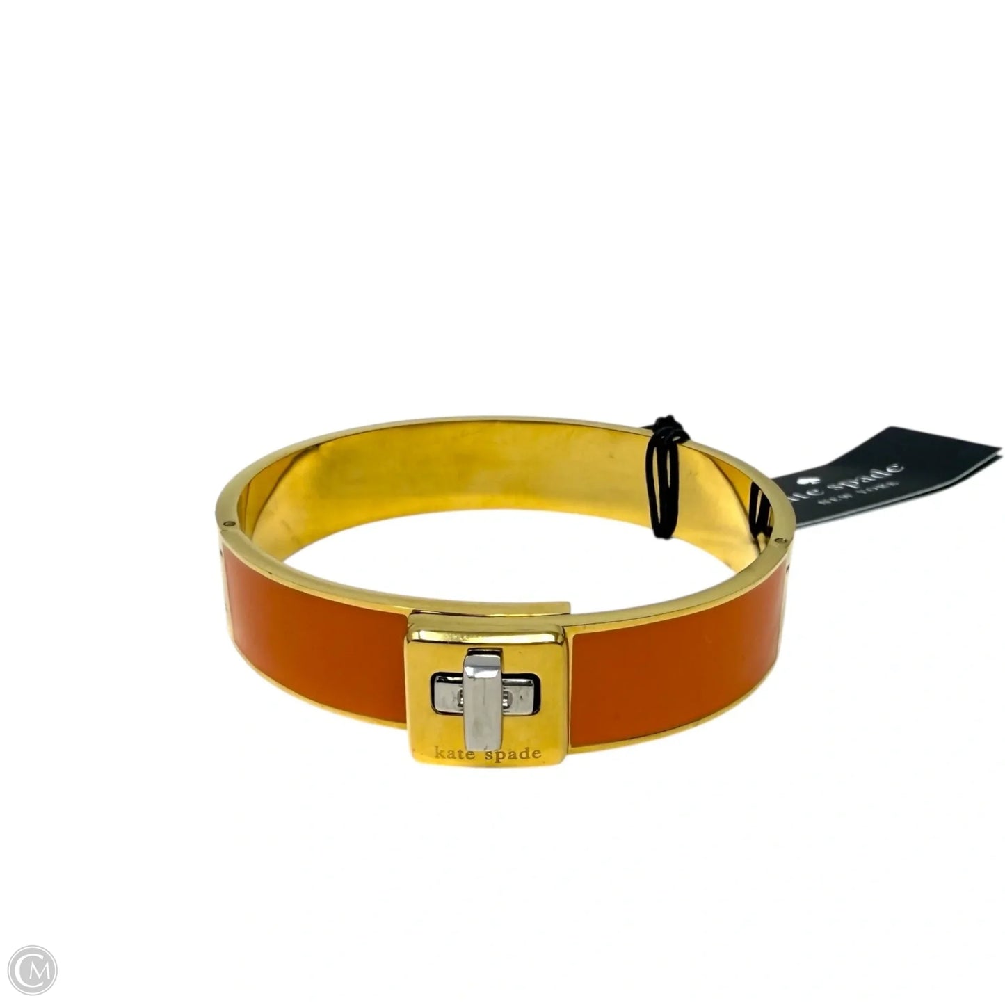 Phoebe Enamel Turnlock Bangle Bracelet Designer By Kate Spade