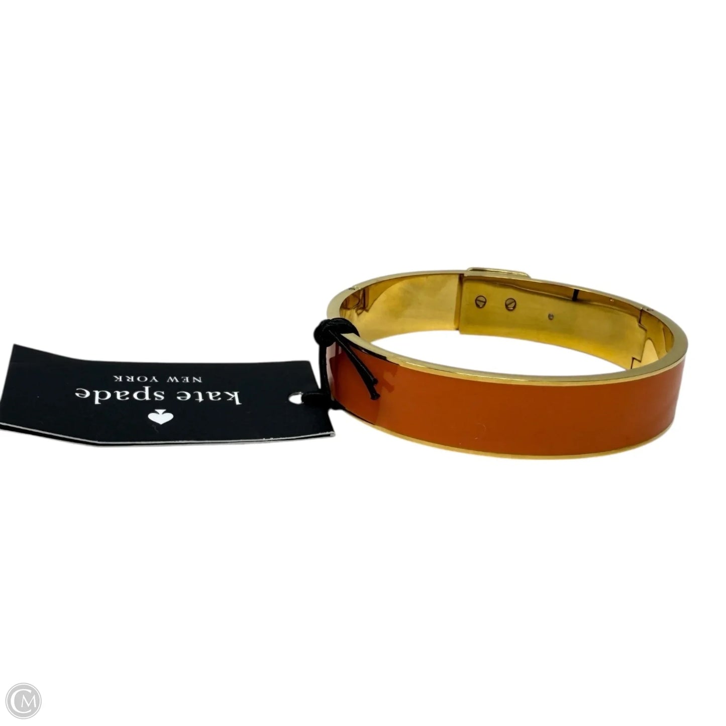 Phoebe Enamel Turnlock Bangle Bracelet Designer By Kate Spade