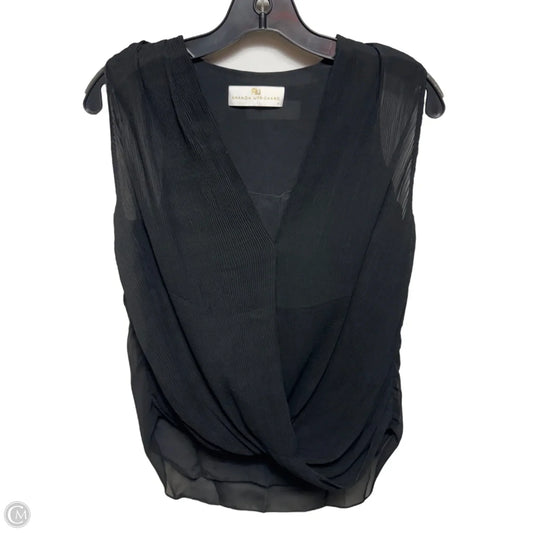 Silk Top Sleeveless By Amanda Uprichard In Black, Size: S
