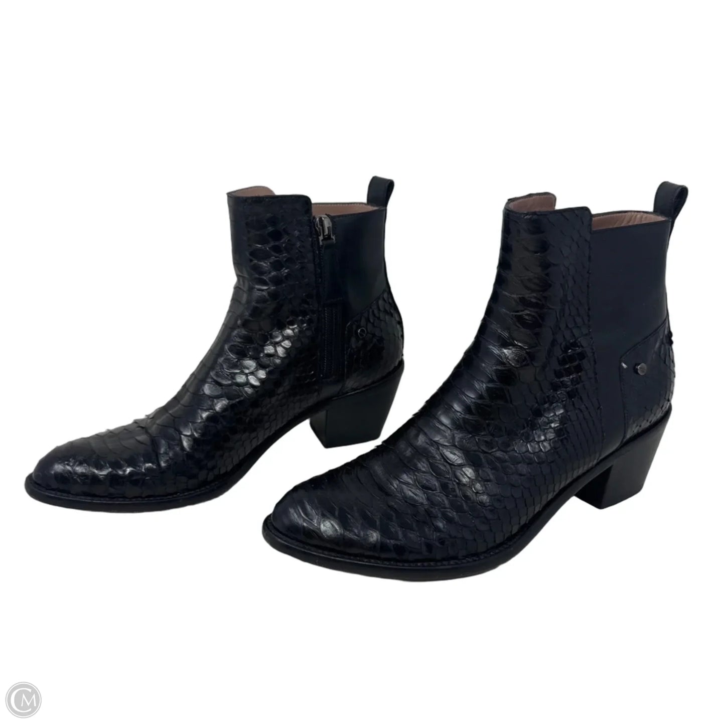 Boots Ankle Heels By Antonio Barbato In Black, Size: 7.5 (37.5)