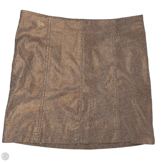 Skirt Mini & Short By Free People In Rose Gold, Size: 6