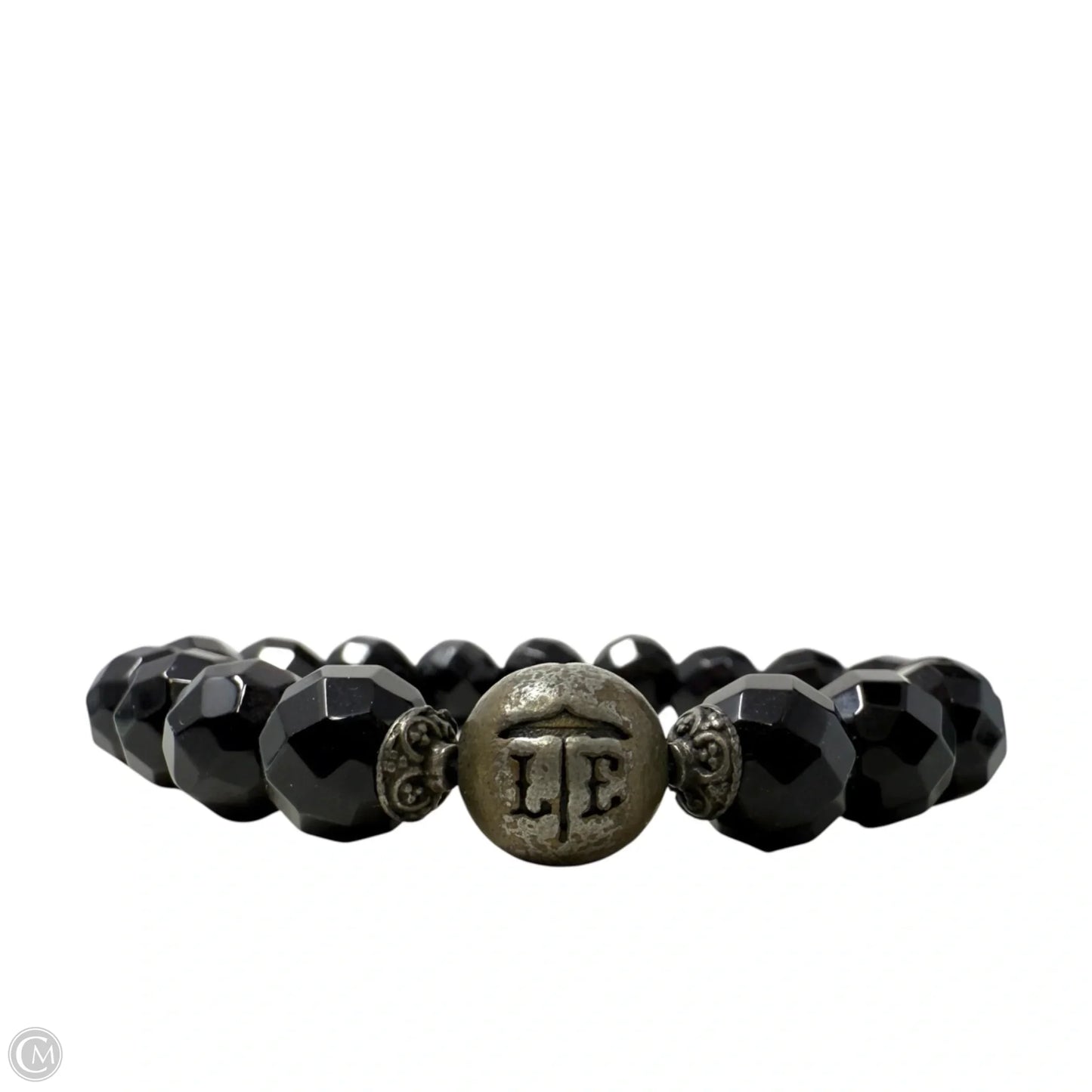 Faceted Beaded Stretch Bracelet