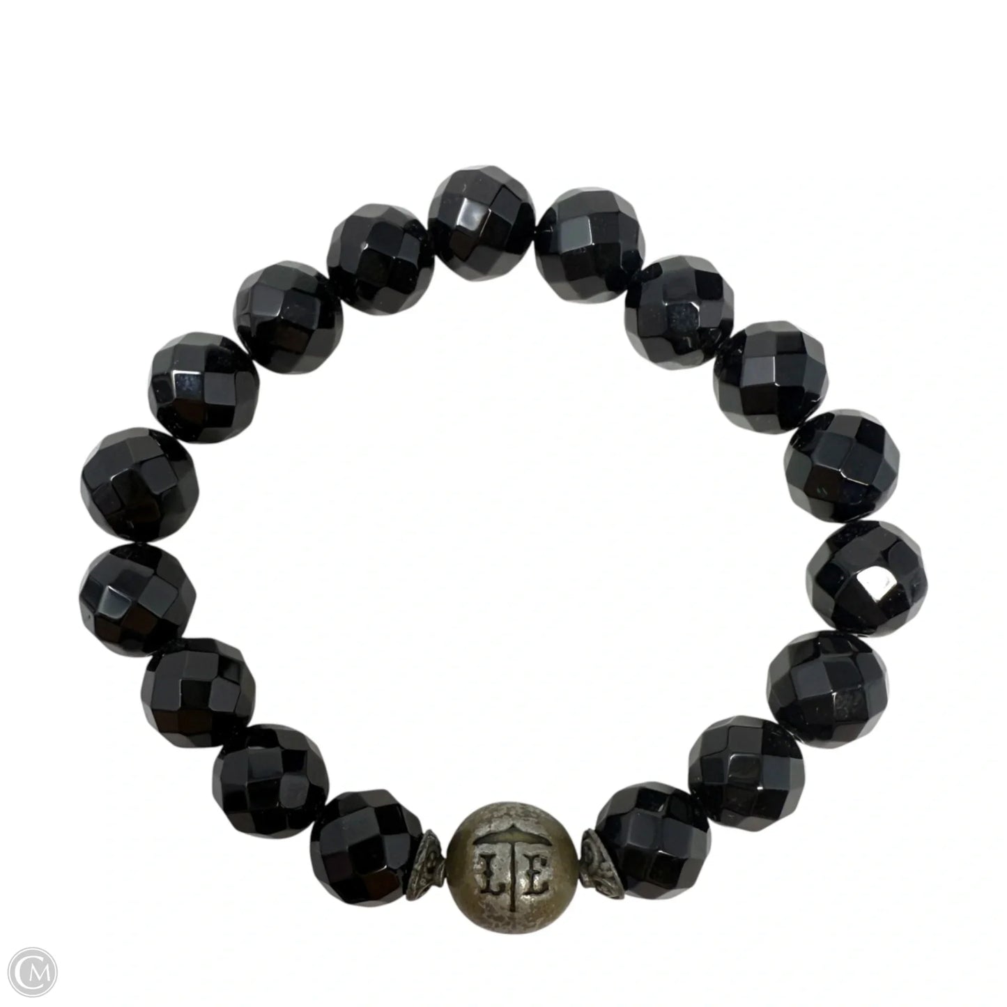 Faceted Beaded Stretch Bracelet