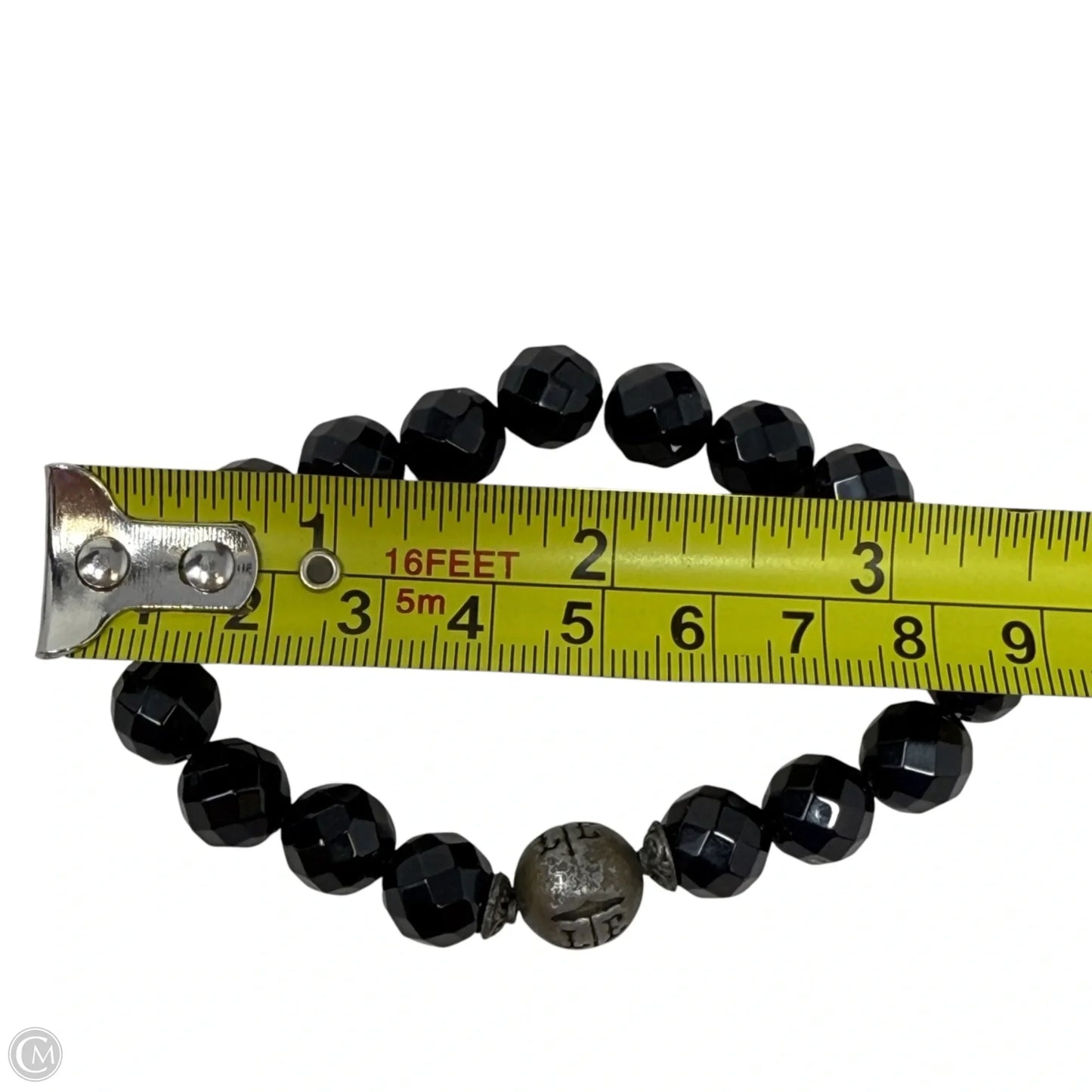 Faceted Beaded Stretch Bracelet