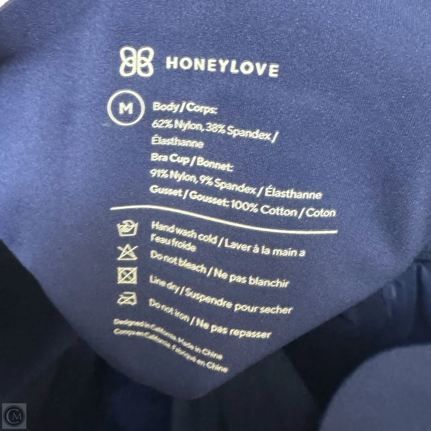 Boldness Bodysuit By Honey Love In Navy, Size: M