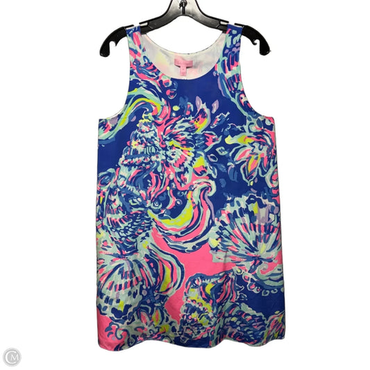 Silk Dress Designer By Lilly Pulitzer In Multi-colored, Size: M