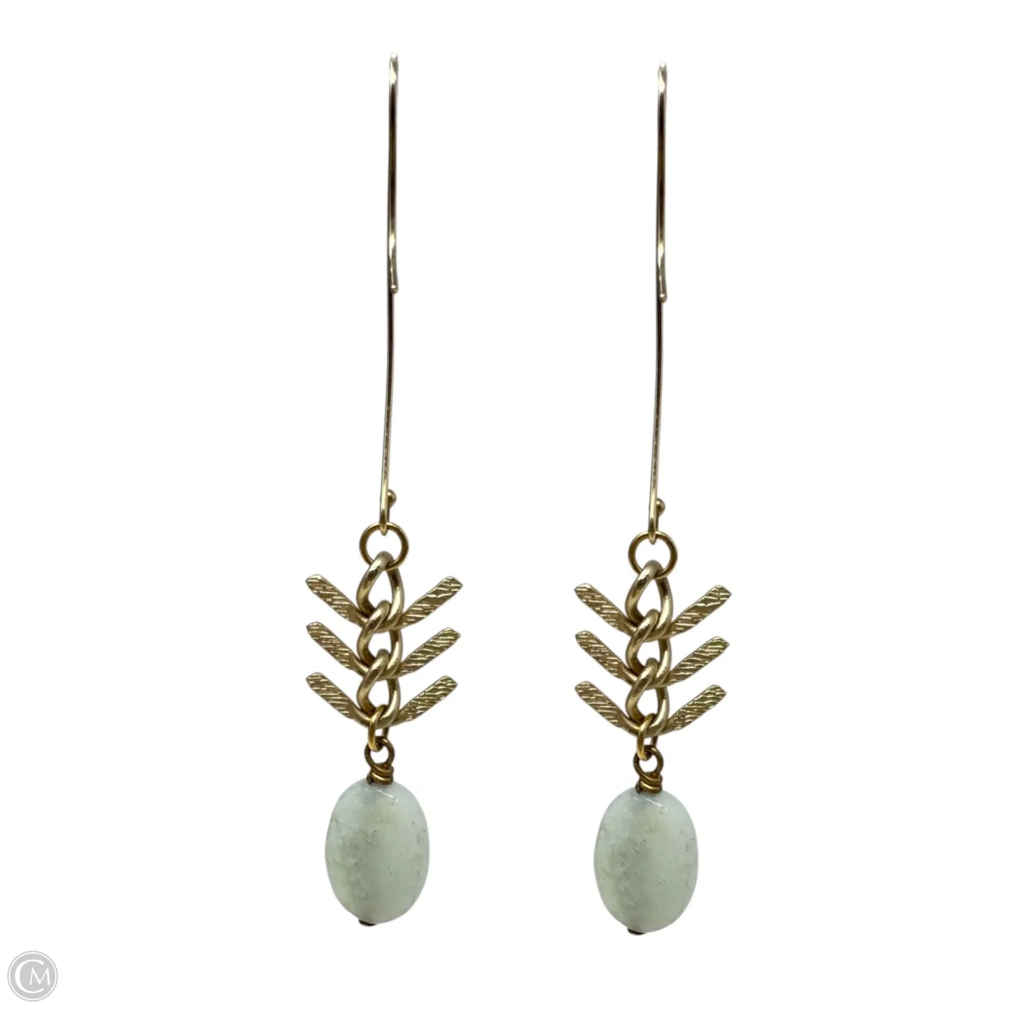 14 K Gold Filled Amazonite Dangle Earrings