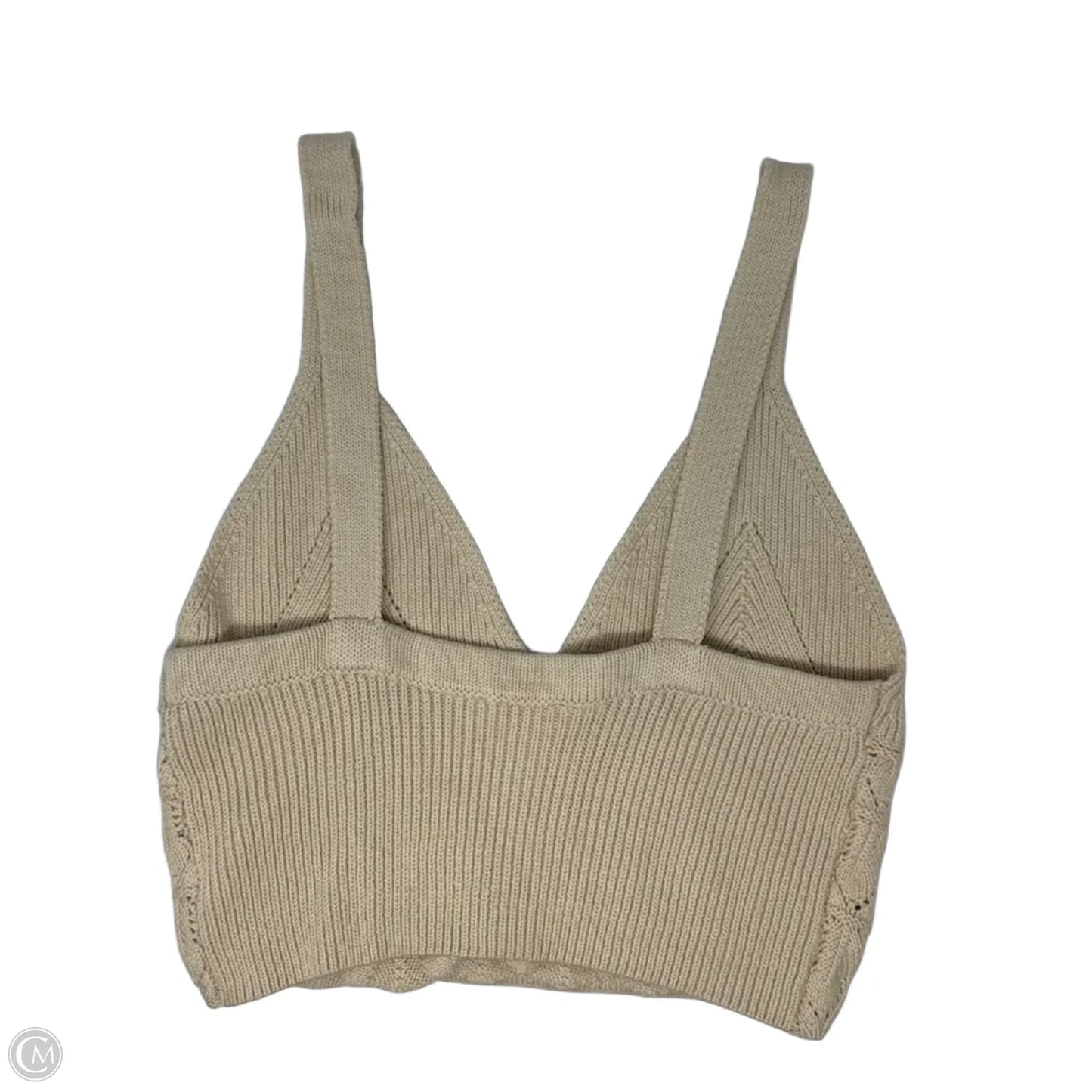 Top Sleeveless By Free People In Cream, Size: M