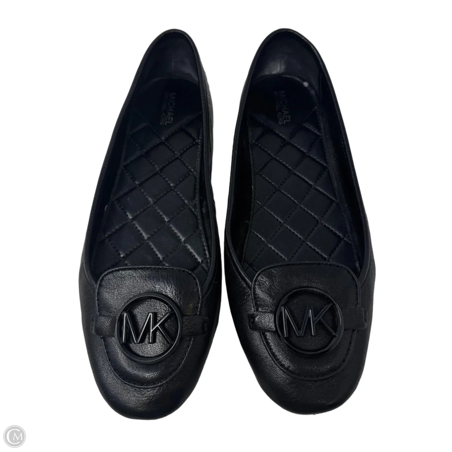 Logo Loafers Shoes Flats By Michael By Michael Kors In Black, Size: 9.5