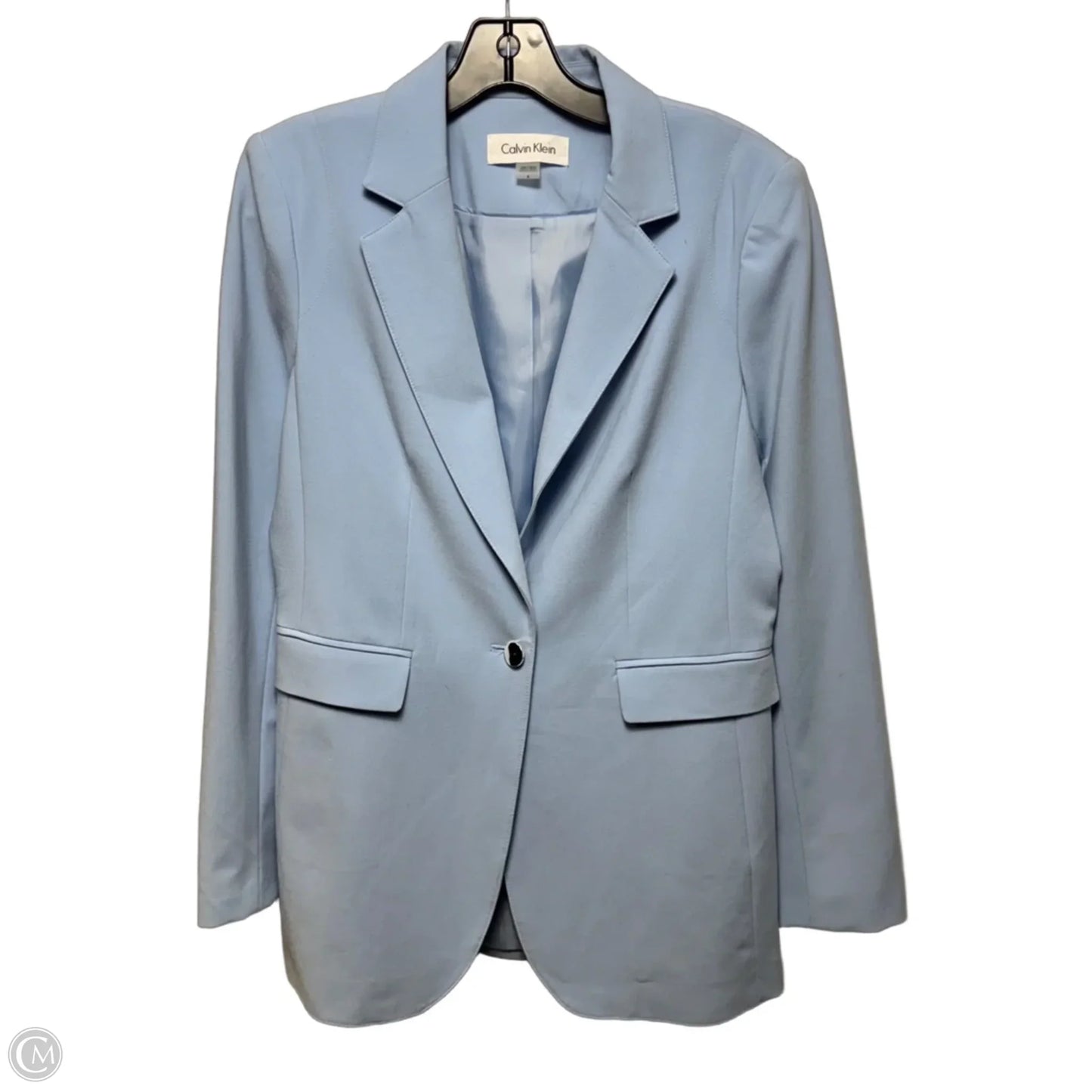 Blazer By Calvin Klein In Blue, Size: 6