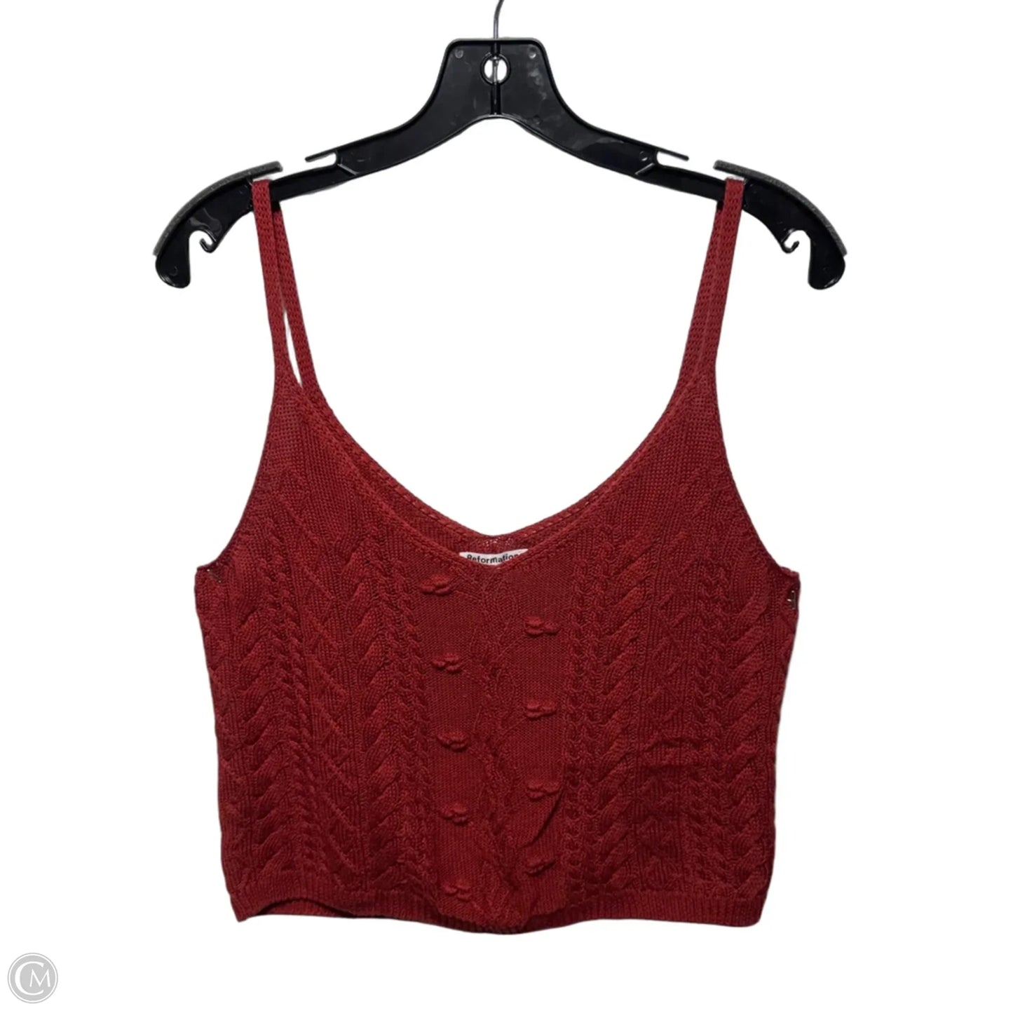 Janina Novelty Sweater Tank By Reformation In Red, Size: M