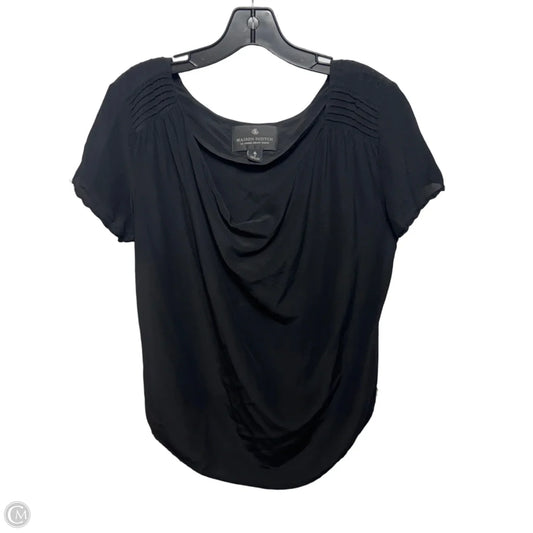 Silk Top Short Sleeve By maison scotch In Black, Size: 2