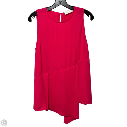 Top Sleeveless By Amanda Uprichard In Pink, Size: M