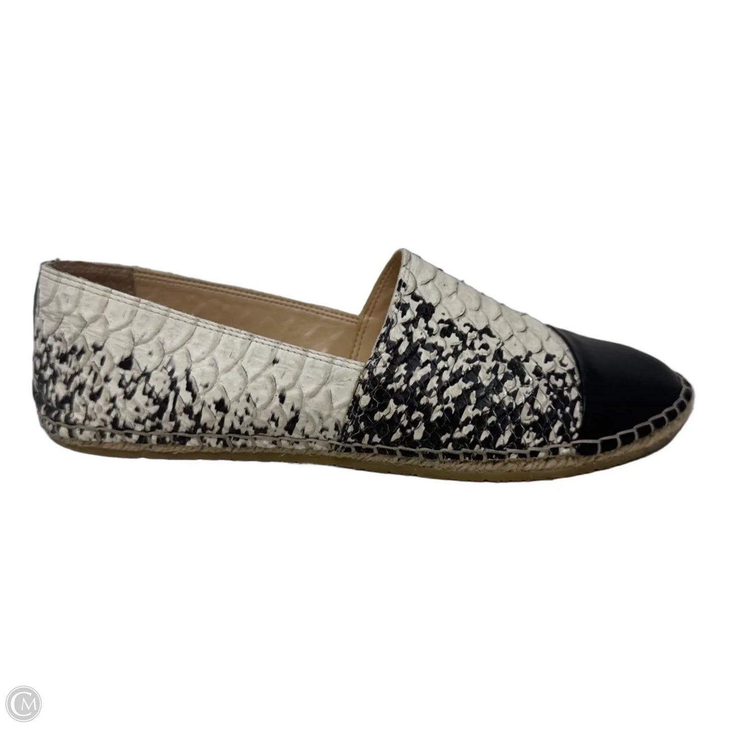 Mara Espadrille Shoes Flats By Loeffler Randall In Snakeskin Print, Size: 7.5